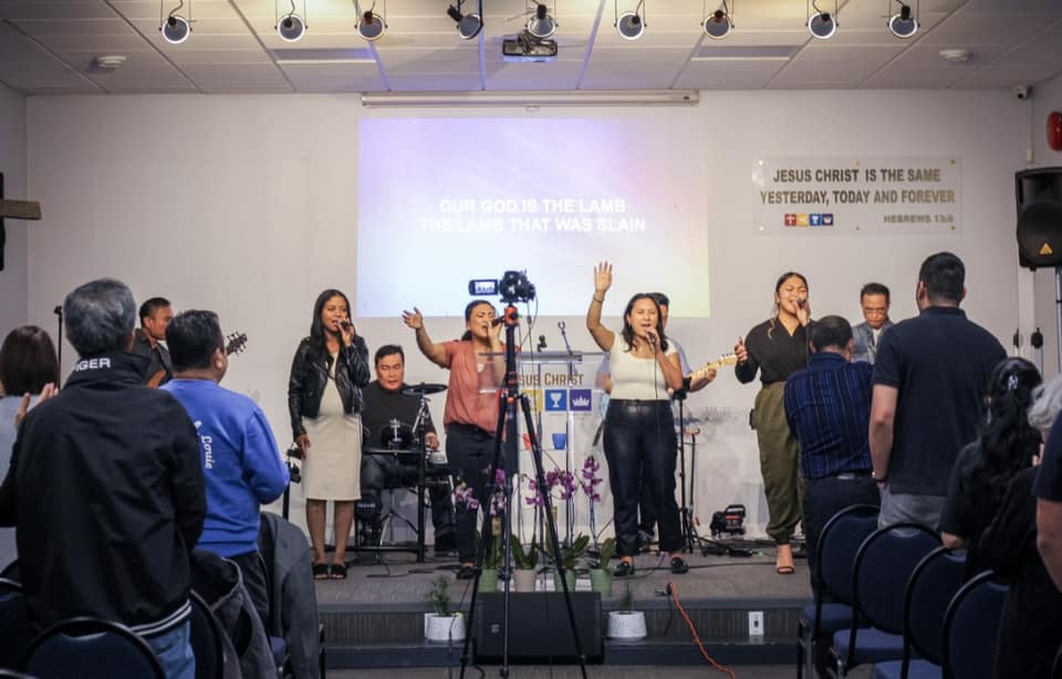 A detailed view of the church